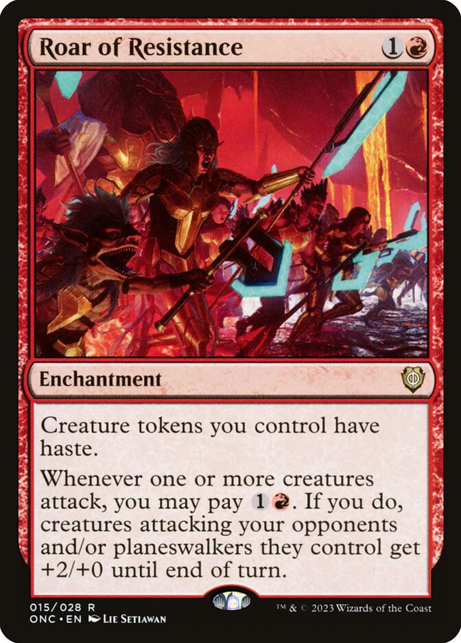 Roar of Resistance 15/28 (Commander: Phyrexia: All Will Be One)  | Good Games Morley