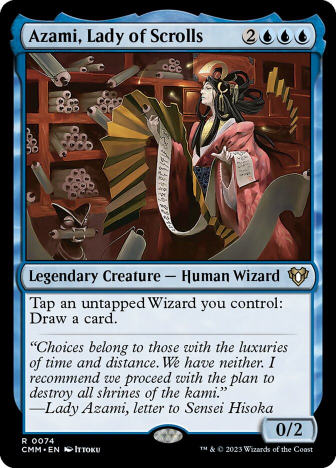 Azami, Lady of Scrolls 74/451 (Commander Masters)  | Good Games Morley
