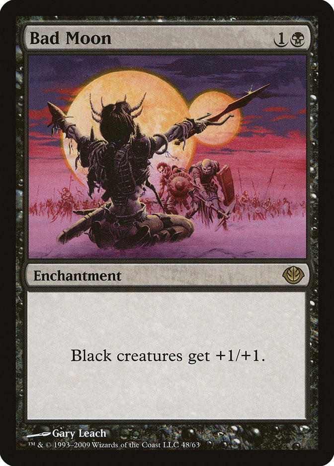 Bad Moon 48/63 (Duel Decks: Garruk vs. Liliana)  | Good Games Morley