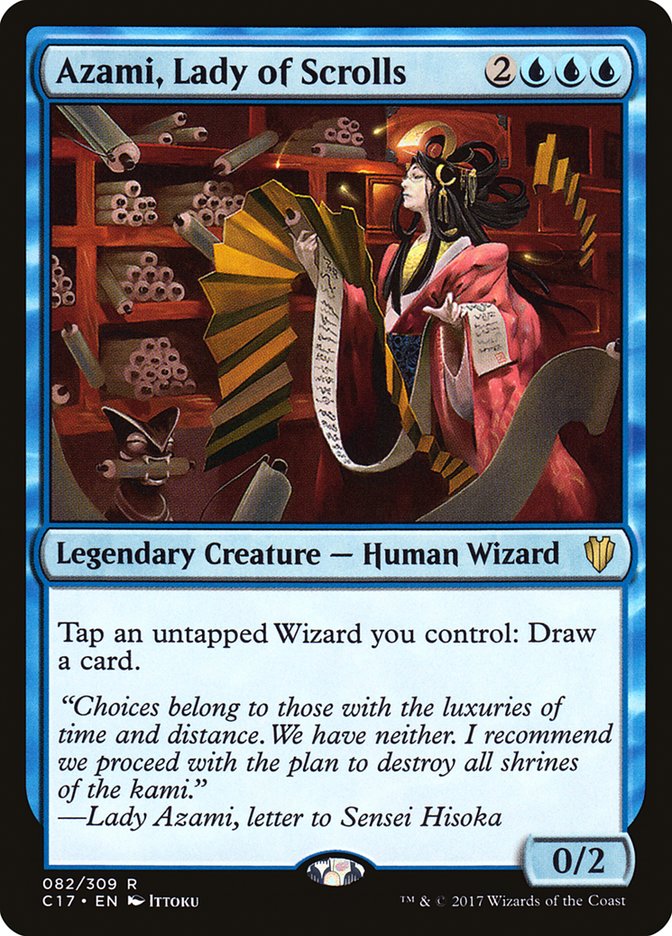Azami, Lady of Scrolls 82/309 (Commander 2017)  | Good Games Morley