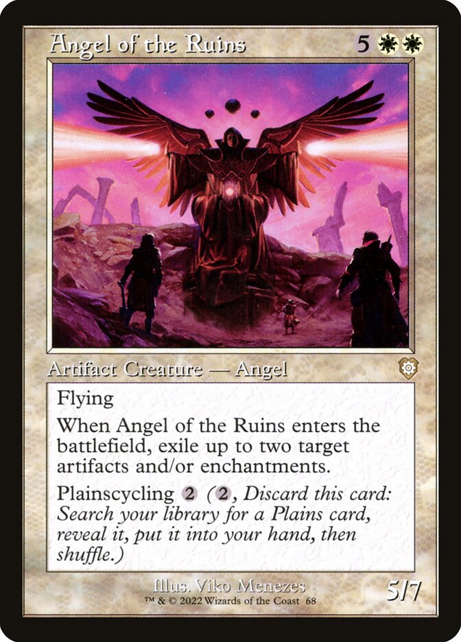Angel of the Ruins Retro Frame 68 (Commander: The Brothers' War)  | Good Games Morley
