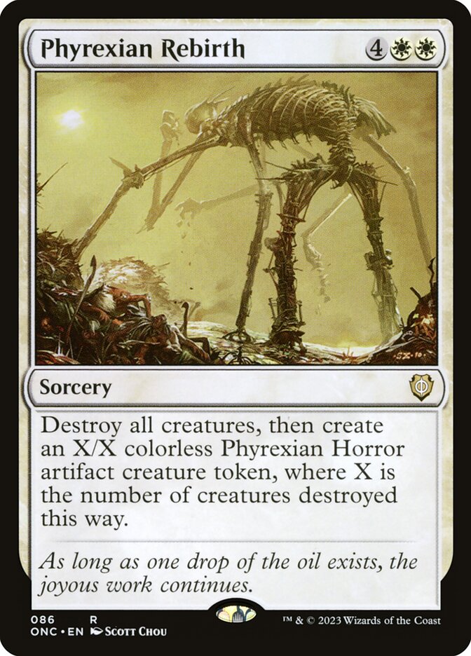 Phyrexian Rebirth 86/28 (Commander: Phyrexia: All Will Be One)  | Good Games Morley