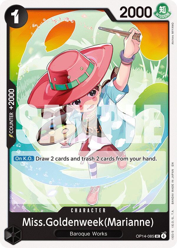 Miss.Goldenweek(Marianne) OP14-085 (The Azure Sea's Seven)  | Good Games Morley