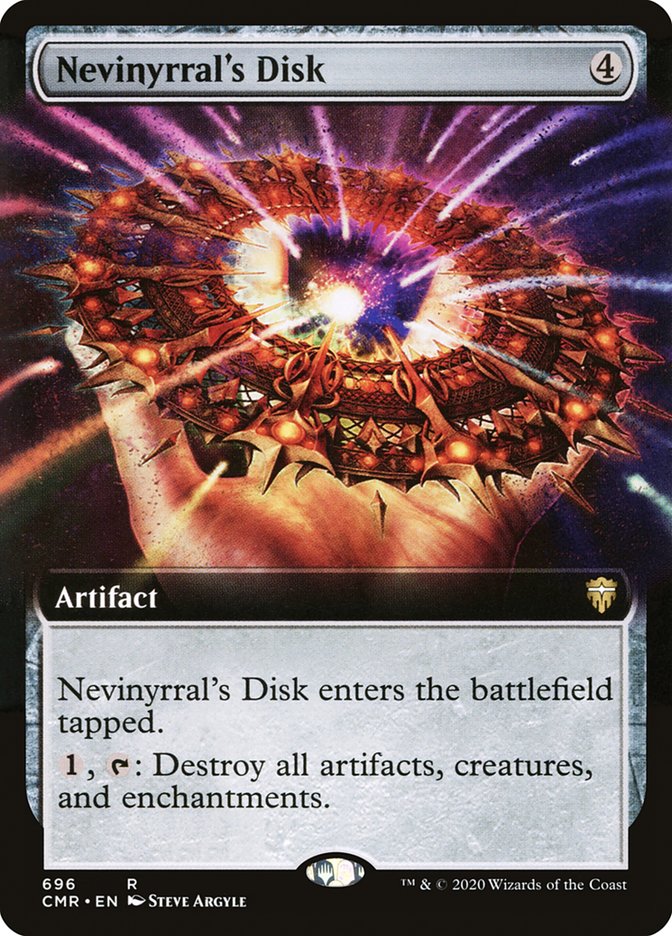 Nevinyrral's Disk 696/361 (Commander Legends)  - Extended Art | Good Games Morley