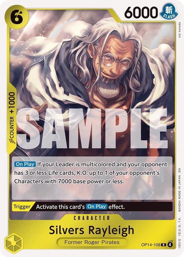 Silvers Rayleigh OP14-108 (The Azure Sea's Seven)  - Foil | Good Games Morley