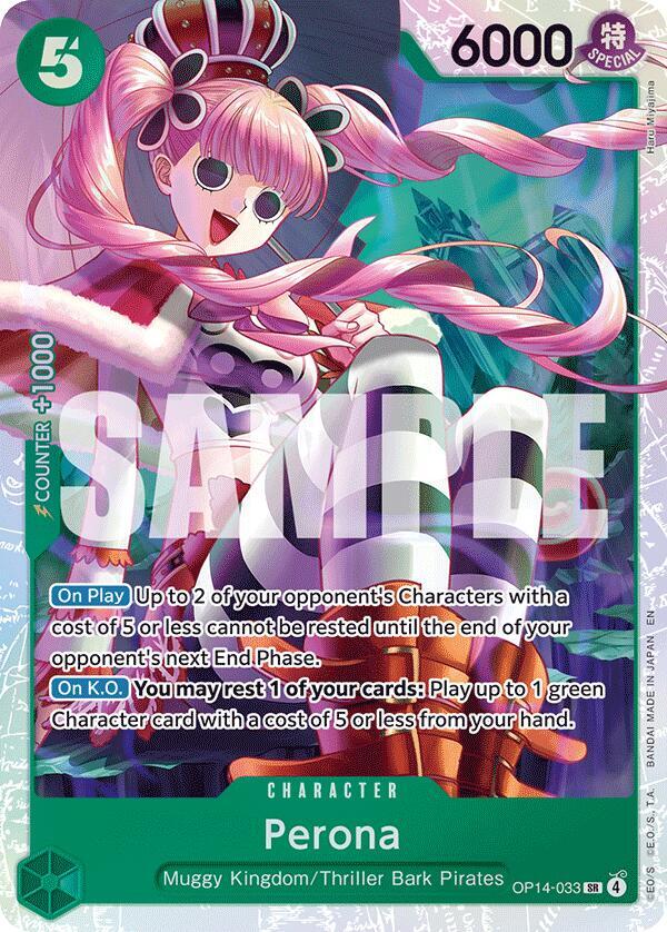 Perona OP14-033 (The Azure Sea's Seven)  - Foil | Good Games Morley
