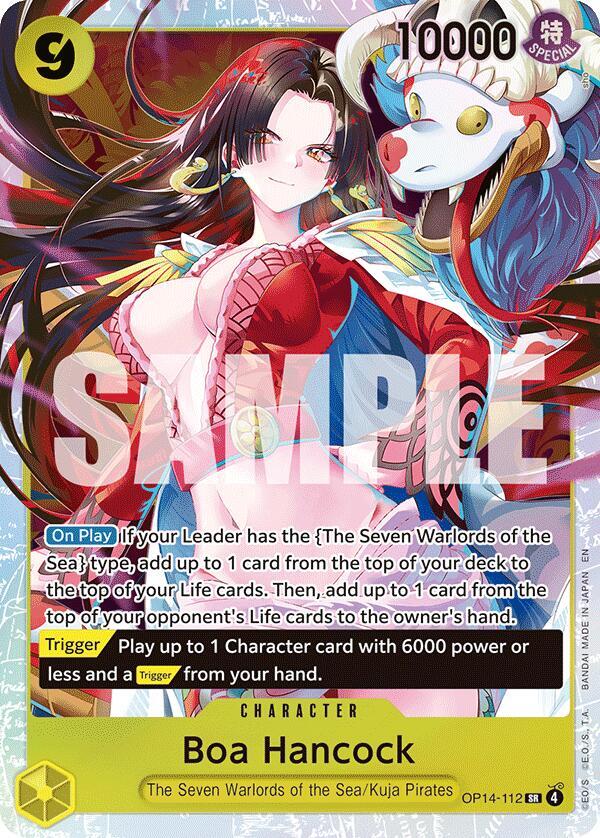 Boa Hancock OP14-112 (The Azure Sea's Seven)  - Foil | Good Games Morley