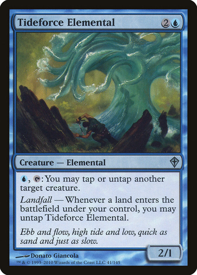 Tideforce Elemental 41/145 (Worldwake)  | Good Games Morley
