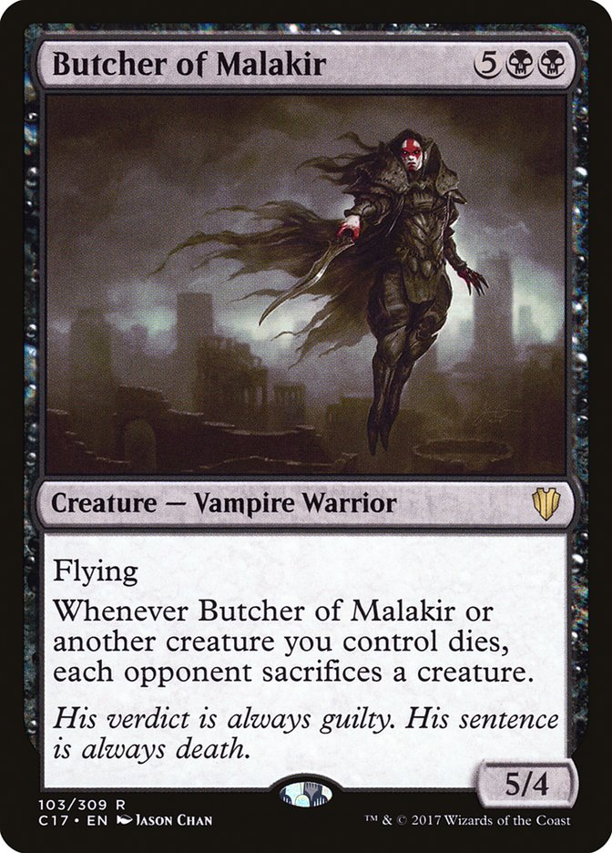Butcher of Malakir 103/309 (Commander 2017)  | Good Games Morley