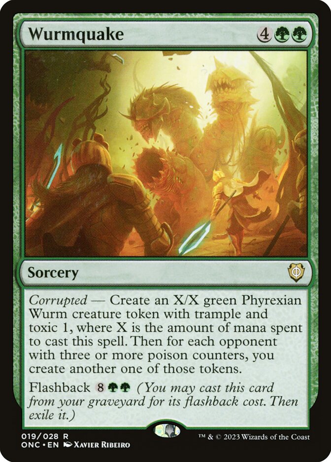 Wurmquake 19/28 (Commander: Phyrexia: All Will Be One)  | Good Games Morley