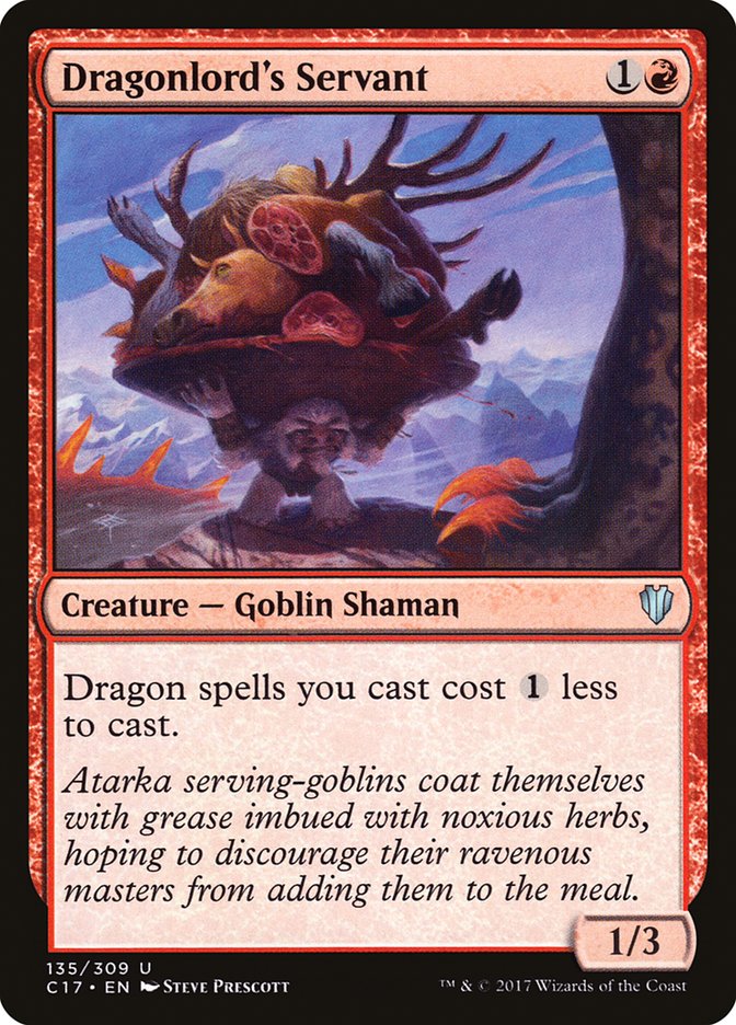 Dragonlord's Servant 135/309 (Commander 2017)  | Good Games Morley