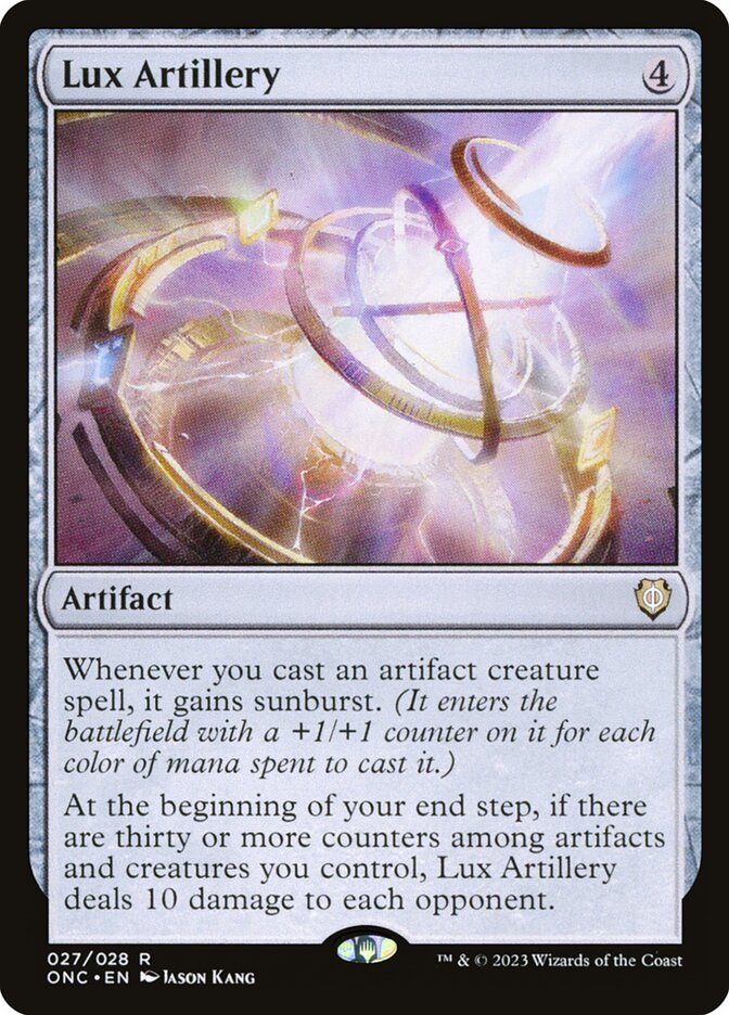 Lux Artillery 27/28 (Commander: Phyrexia: All Will Be One)  | Good Games Morley