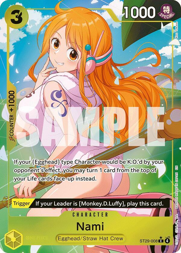 Nami ST29-008 (Starter Deck 29: Egghead)  - Full Art Foil | Good Games Morley