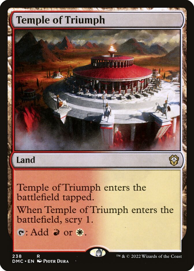 Temple of Triumph 238/50 (Commander: Dominaria United)  | Good Games Morley