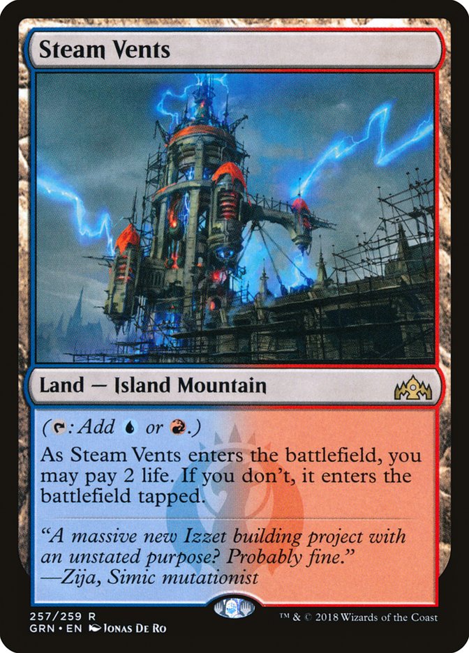 Steam Vents 257/259 (Guilds of Ravnica)  | Good Games Morley