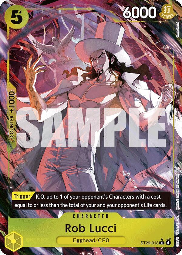 Rob Lucci ST29-013 (Starter Deck 29: Egghead)  - Full Art Foil | Good Games Morley