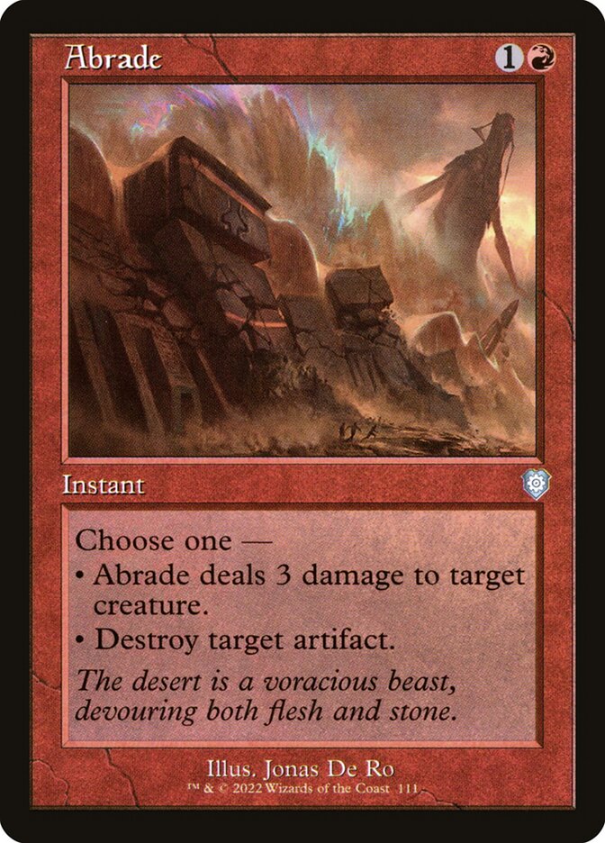 Abrade 111 (Commander: The Brothers' War)  | Good Games Morley