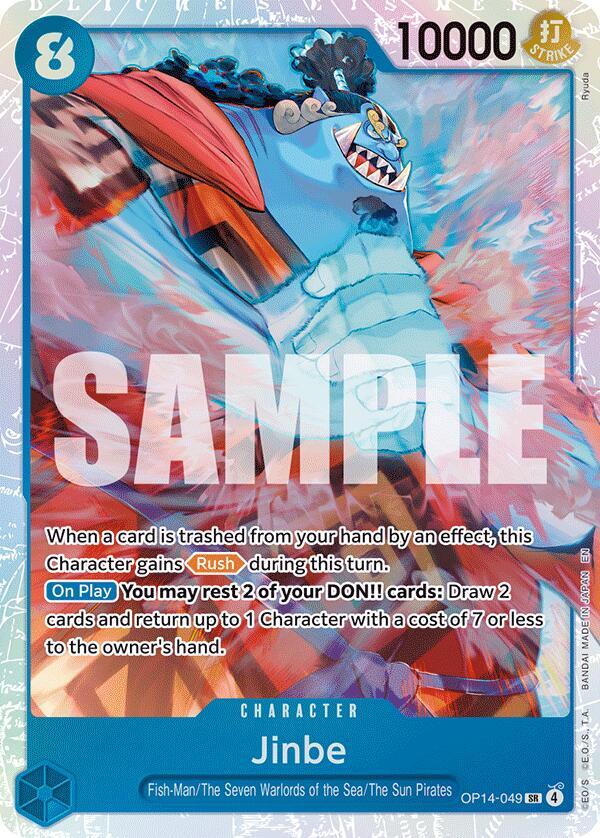Jinbe OP14-049 (The Azure Sea's Seven)  - Foil | Good Games Morley