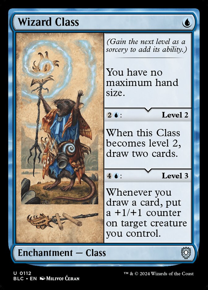 Wizard Class 112 (Commander: Bloomburrow)  | Good Games Morley