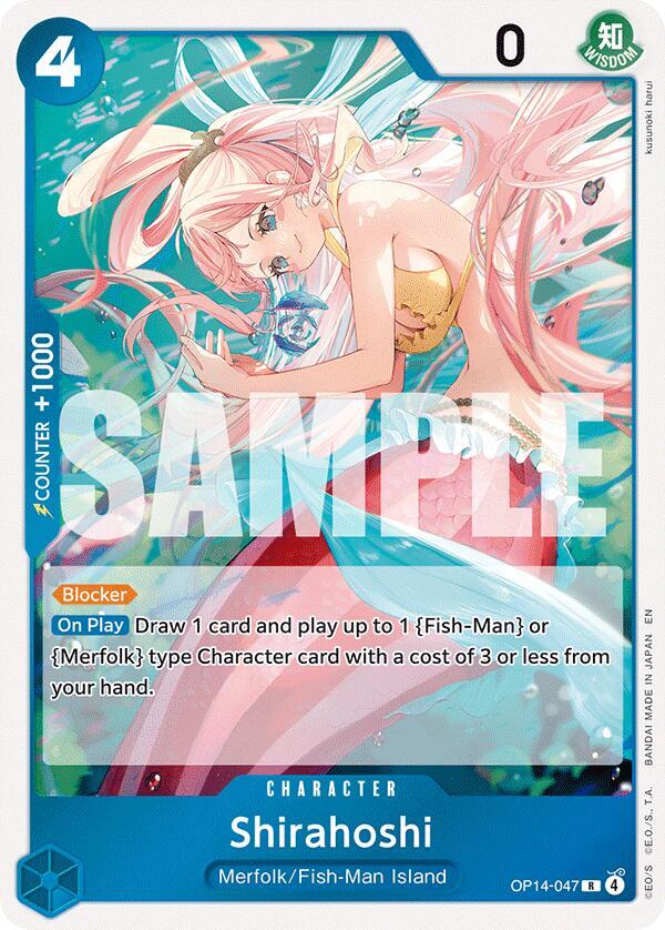 Shirahoshi OP14-047 (The Azure Sea's Seven)  - Foil | Good Games Morley