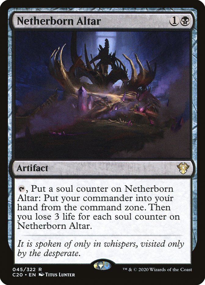 Netherborn Altar 45/322 (Commander 2020)  | Good Games Morley