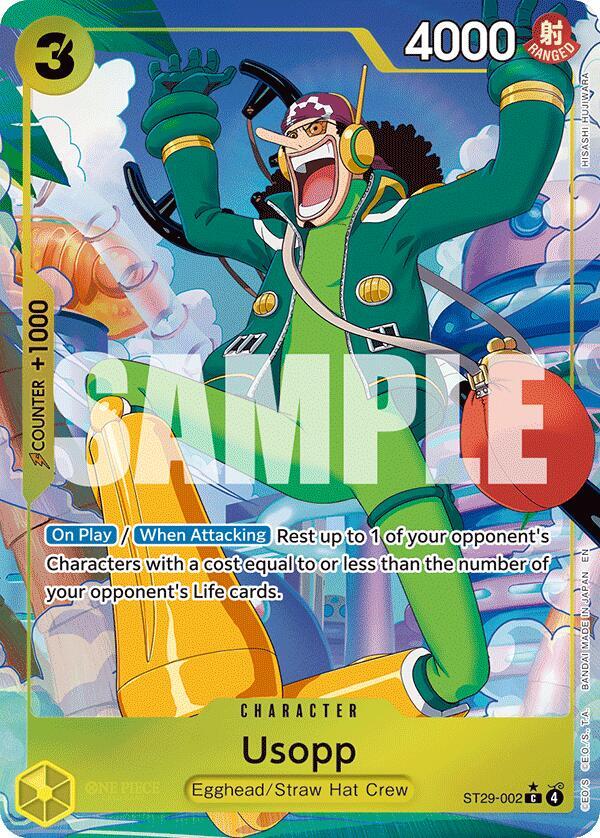 Usopp ST29-002 (Starter Deck 29: Egghead)  - Full Art Foil | Good Games Morley