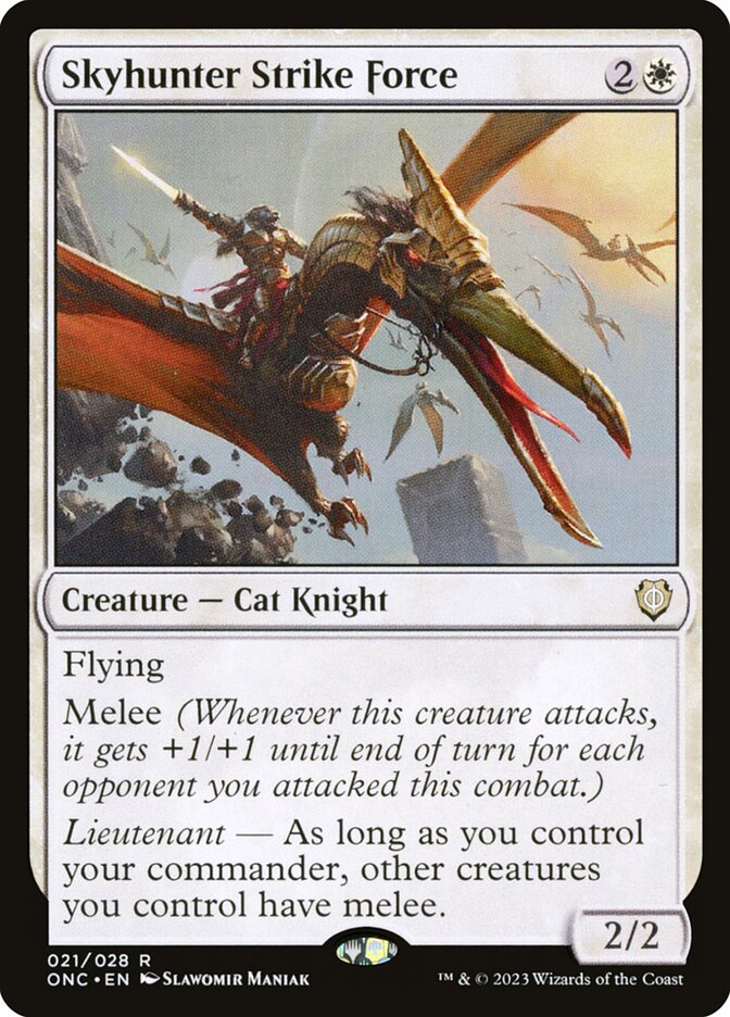 Skyhunter Strike Force 21 (Commander: Phyrexia: All Will Be One)  - Foil | Good Games Morley