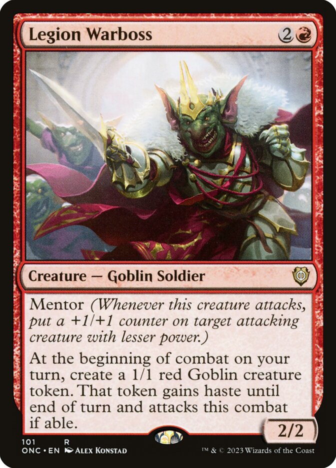 Legion Warboss 101/28 (Commander: Phyrexia: All Will Be One)  | Good Games Morley