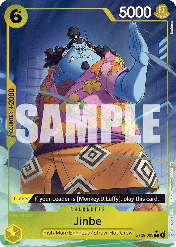 Jinbe ST29-005 (Starter Deck 29: Egghead)  - Full Art Foil | Good Games Morley