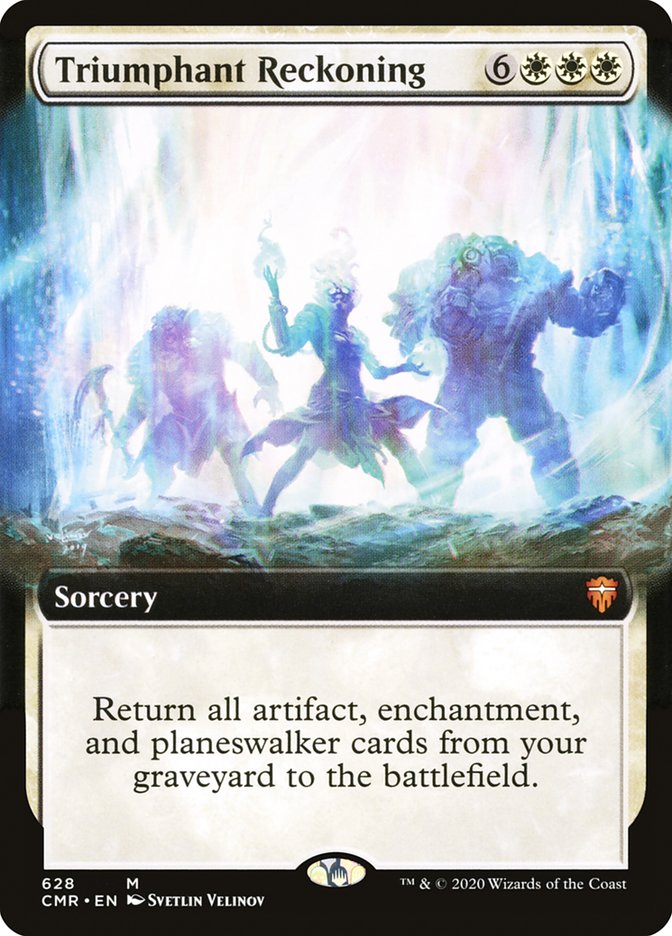 Triumphant Reckoning 628 (Commander Legends)  - Extended Art | Good Games Morley