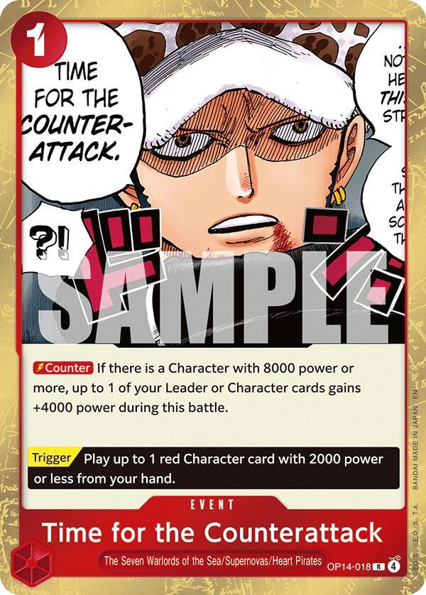 Time for the Counterattack OP14-018 (The Azure Sea's Seven)  - Foil | Good Games Morley