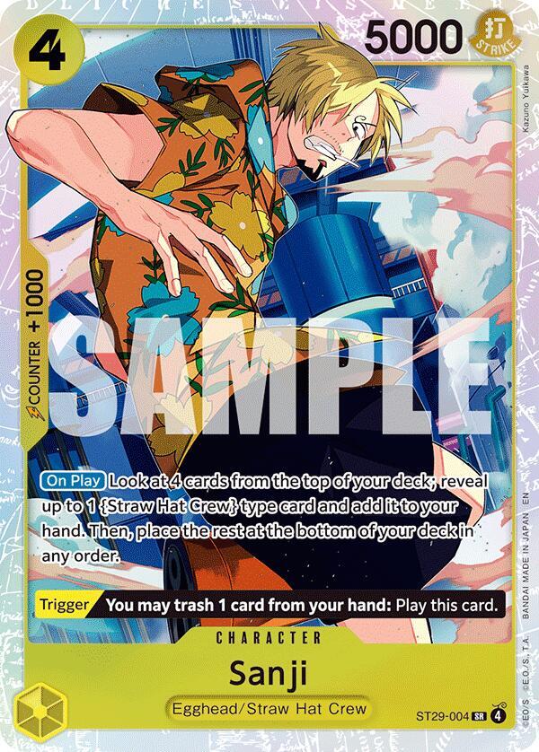Sanji ST29-004 (Starter Deck 29: Egghead)  - Foil | Good Games Morley