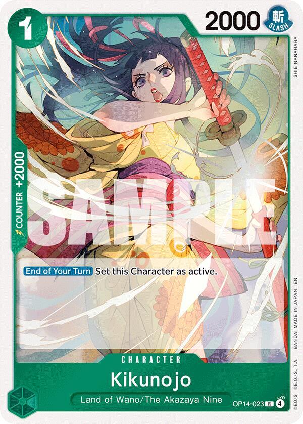 Kikunojo OP14-023 (The Azure Sea's Seven)  - Foil | Good Games Morley