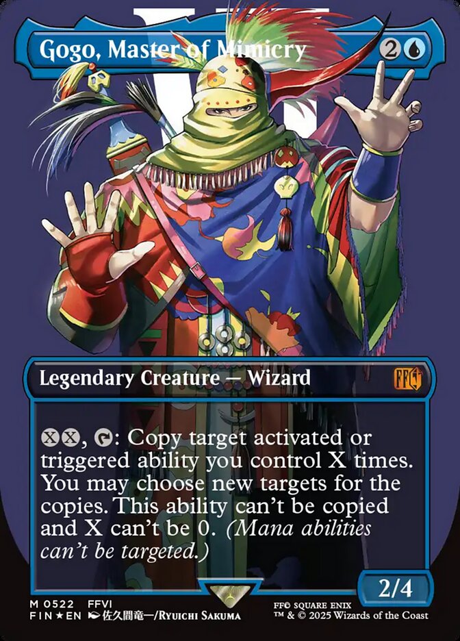 Gogo, Master of Mimicry 522 (FINAL FANTASY)  - Borderless Surge Foil | Good Games Morley