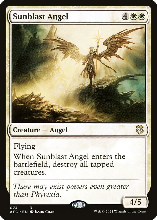 Sunblast Angel 74/62 (Commander: Adventures in the Forgotten Realms)  | Good Games Morley