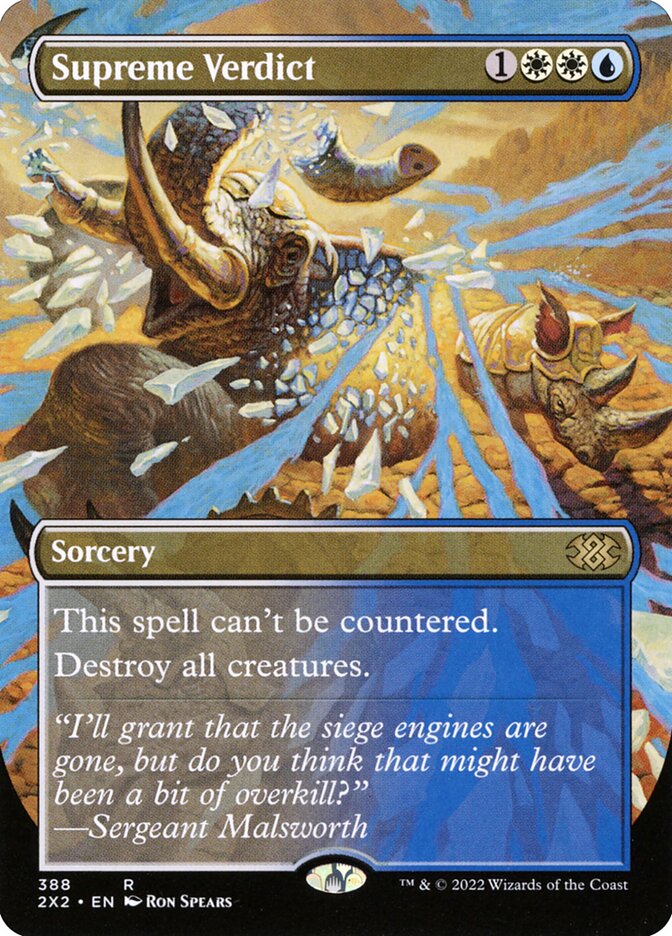 Supreme Verdict 388/331 (Double Masters 2022)  - Foil | Good Games Morley