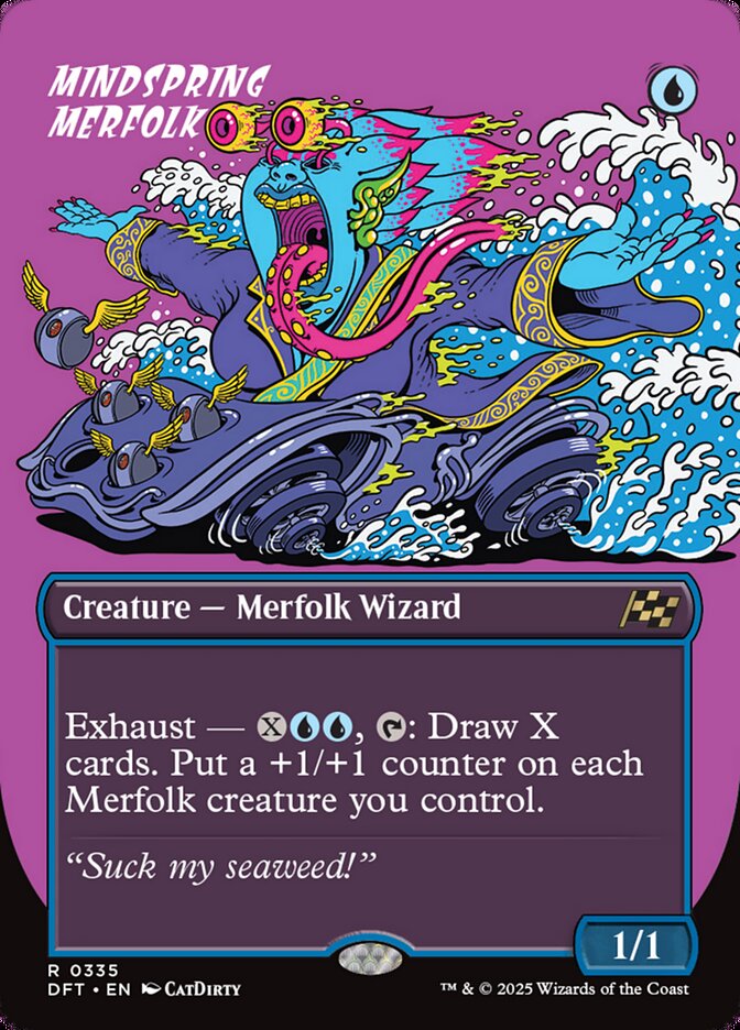 Mindspring Merfolk 335 (Aetherdrift)  - Borderless | Good Games Morley