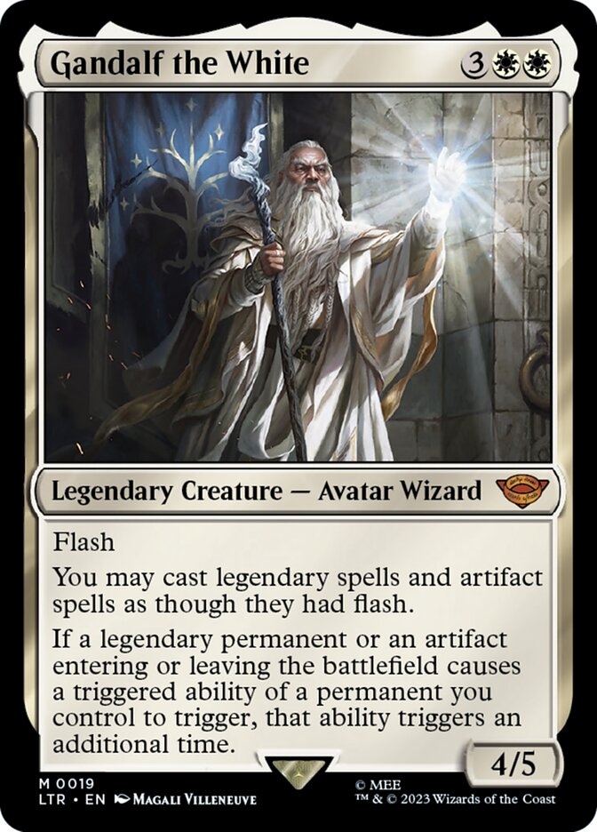 Gandalf the White 19/281 (Universes Beyond: The Lord of the Rings: Tales of Middle-earth)  - Foil | Good Games Morley