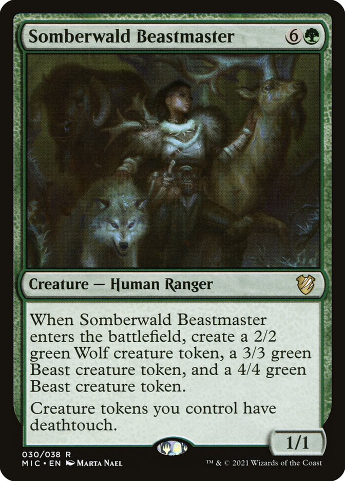 Somberwald Beastmaster 30 (Commander: Innistrad: Midnight Hunt)  | Good Games Morley