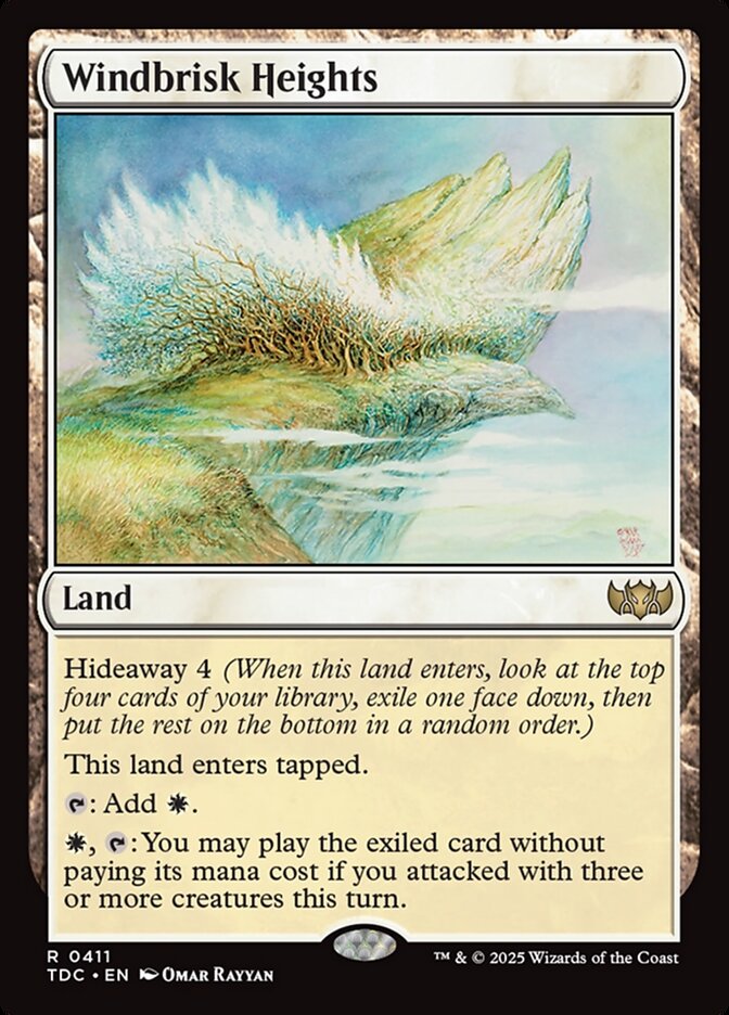 Windbrisk Heights 411 (Commander: Tarkir: Dragonstorm)  | Good Games Morley