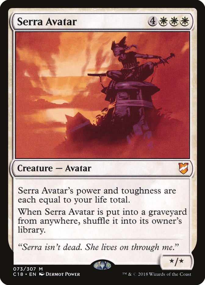 Serra Avatar 73 (Commander 2018)  | Good Games Morley