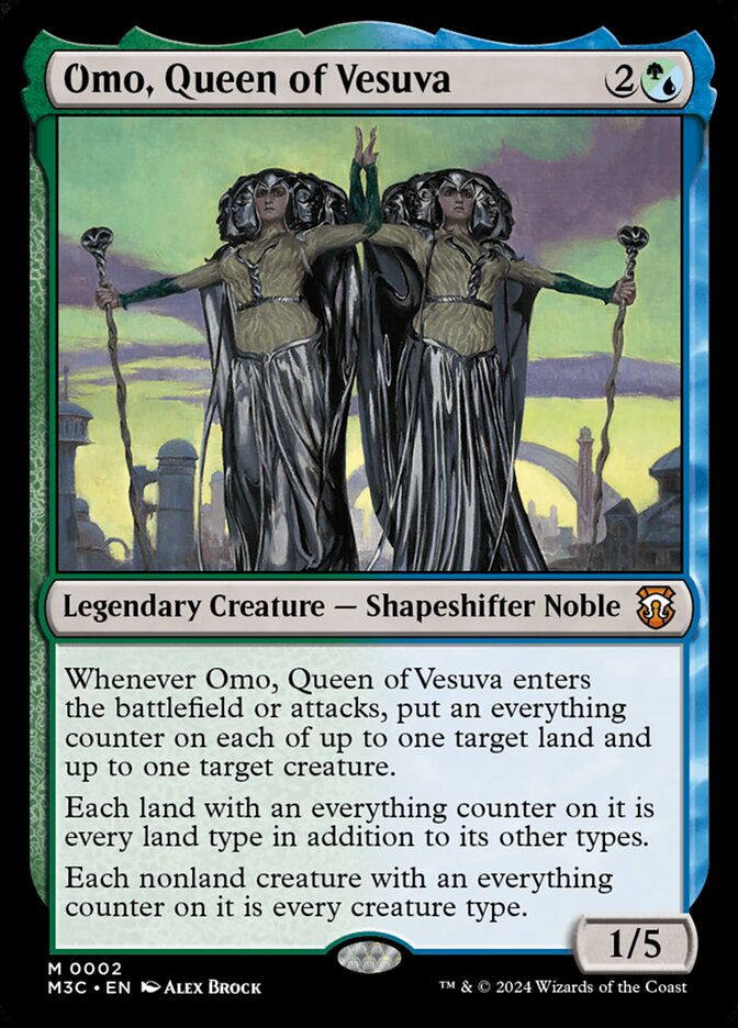 Omo, Queen of Vesuva 2/411 (Commander: Modern Horizons 3)  - Foil | Good Games Morley