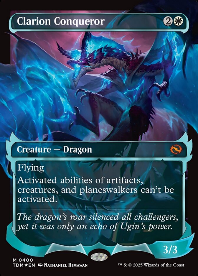 Clarion Conqueror 400/291 (Tarkir: Dragonstorm)  - Showcase Foil | Good Games Morley