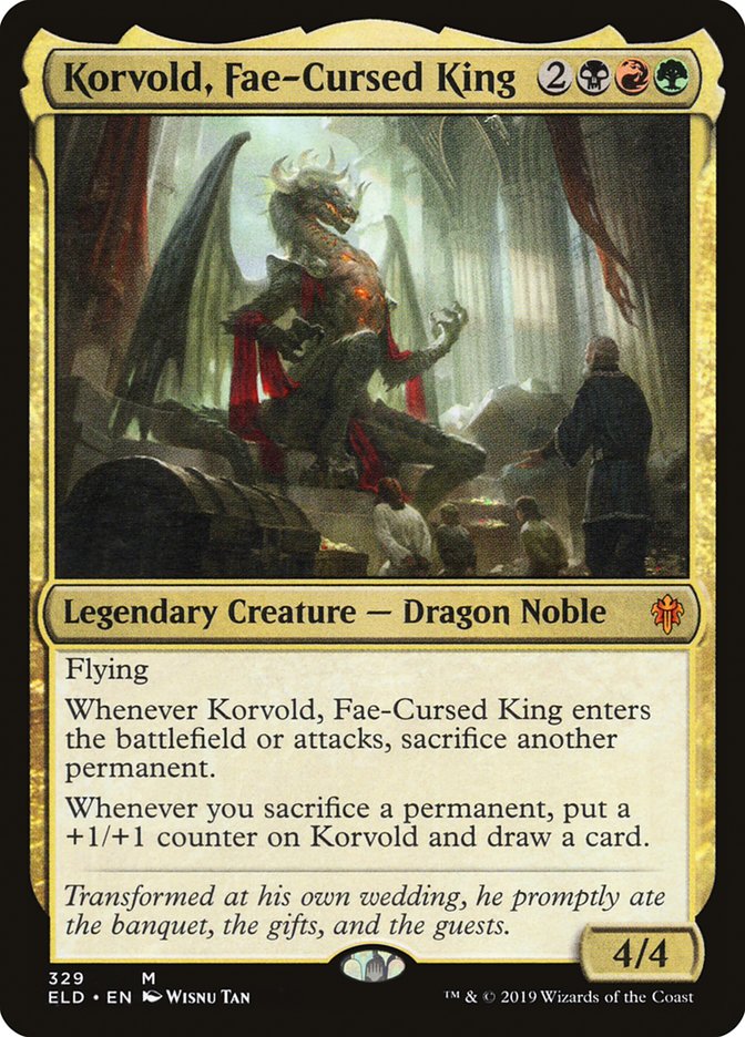 Korvold, Fae-Cursed King 329/269 (Throne of Eldraine)  | Good Games Morley