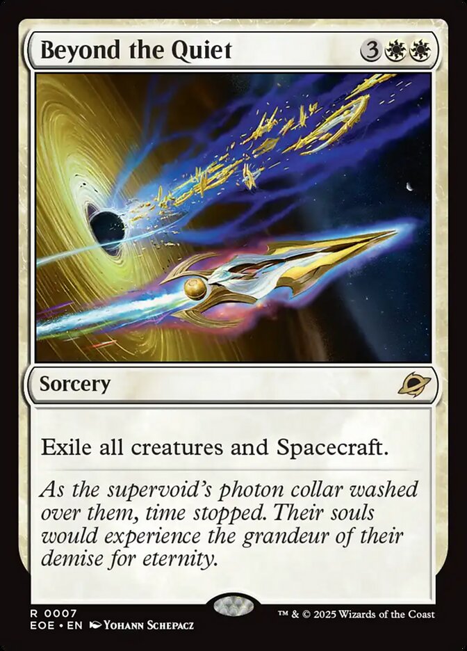 Beyond the Quiet 7 (Edge of Eternities)  - Foil | Good Games Morley