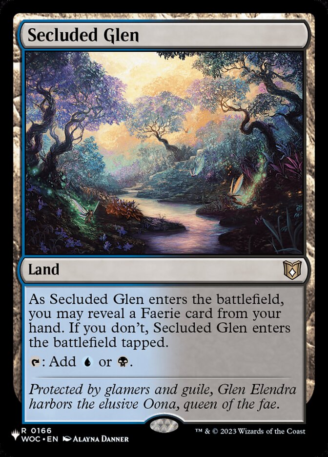 Secluded Glen WOC-166/5075 (The List Reprints)  | Good Games Morley