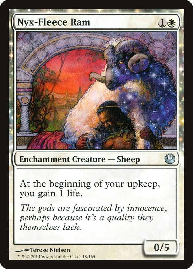 Nyx-Fleece Ram 18/165 (Journey Into Nyx)  - Foil | Good Games Morley