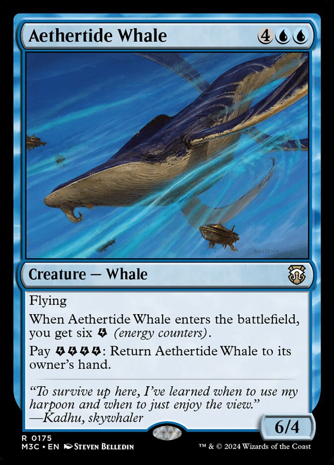 Aethertide Whale 175/411 (Commander: Modern Horizons 3)  | Good Games Morley