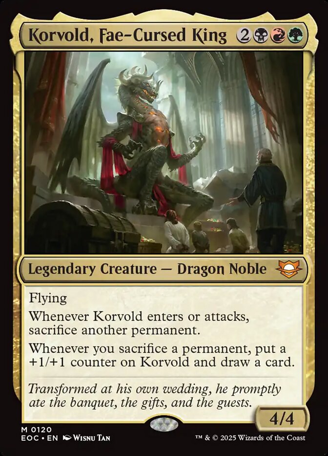 Korvold, Fae-Cursed King 120 (Commander: Edge of Eternities)  | Good Games Morley