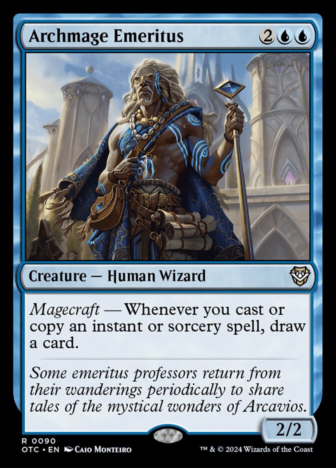 Archmage Emeritus 90/342 (Commander: Outlaws of Thunder Junction)  | Good Games Morley